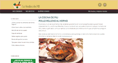 Desktop Screenshot of lacocinadepili.com