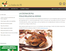 Tablet Screenshot of lacocinadepili.com